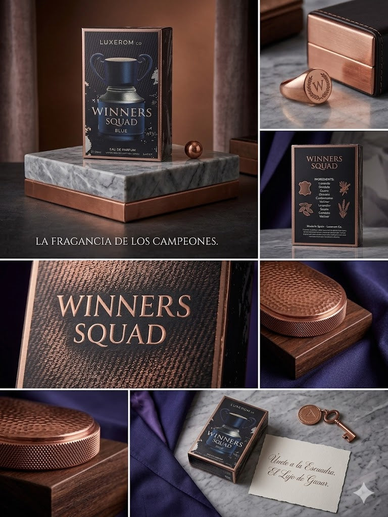 WINNERS SQUAD BLUE – El Aroma del Éxito y la Distinción Masculina